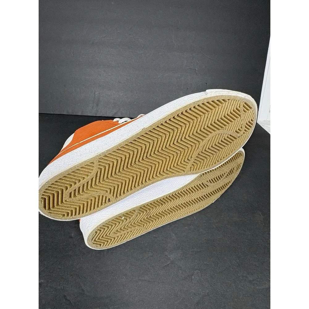 Nike SB Zoom Blazer Mid Safety Orange White Men's Size 8 Shoes 864349-800